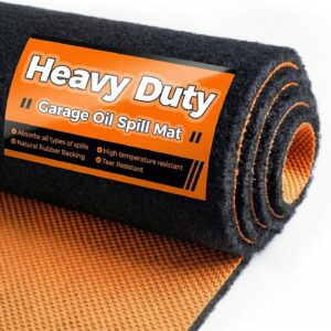 Heavy-Duty Garage Floor Mat, 64x32, Waterproof Oil Spill Mat