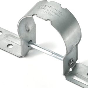 Galvanized Fence Post Brackets - 50pcs Steel to Wood