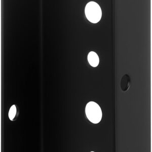Black 2x4 Fence Brackets, 80-Pack for Wood Posts