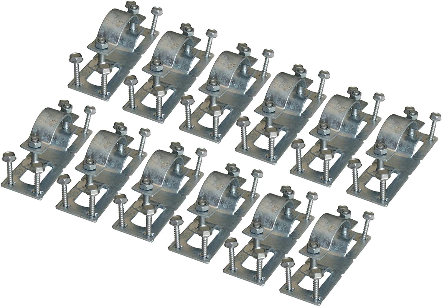OZCO 12-Pack Galvanized Fence Brackets