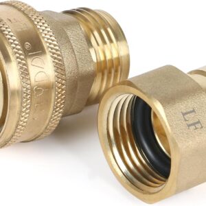 STYDDI 3/4" Garden Hose Quick Connect Fittings (1SET)