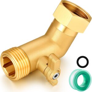 SIGURANTA 45° Brass Hose Bib Valve, 3/4" GHT