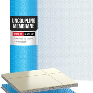Houseables Tile Underlayment Membrane - 323 Sq Ft