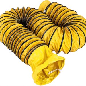14"x16ft Flexible PVC Ducting Hose with Hook & Support