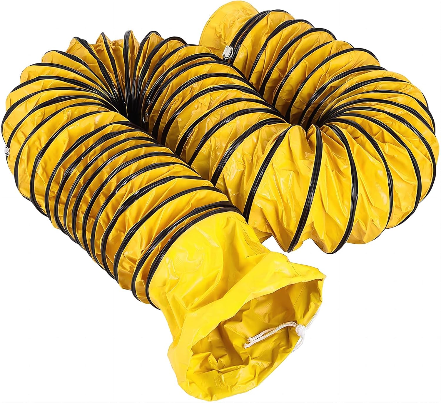 14"x16ft Flexible PVC Ducting Hose with Hook & Support