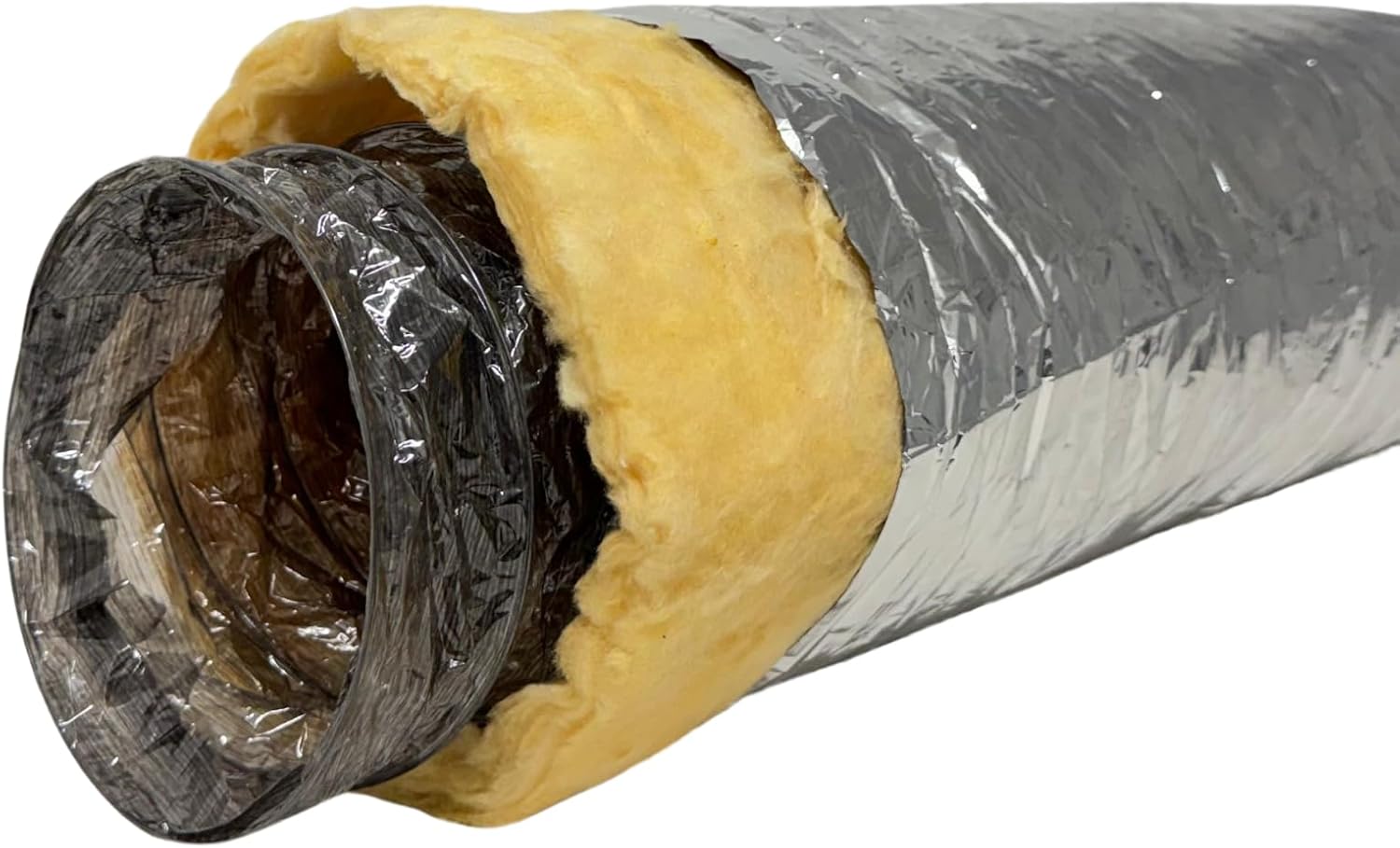 F&L Insulated Flex Duct 8" x 25ft - HVAC Air Ducting