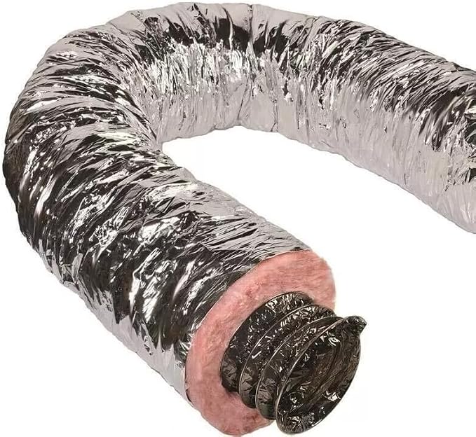 16" x 25-Ft Insulated Flex Duct R6, HVAC Replacement