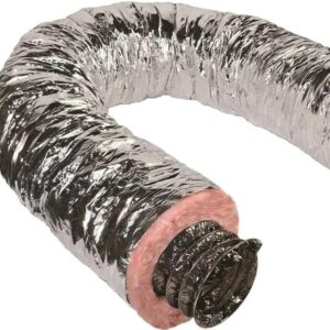 18" Silver Flex Insulated Duct R6 25' - LLPParts