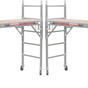 CBM Scaffold 2-Piece 6ft Aluminum Rolling Tower