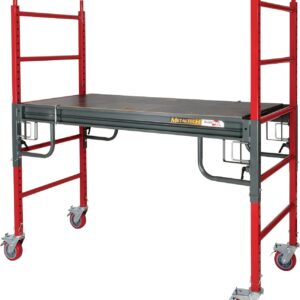 Metaltech Portable Scaffold, 6 ft, 1500 lb Capacity