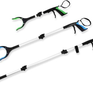 3-Piece Folding Reacher Grabber Tool Set