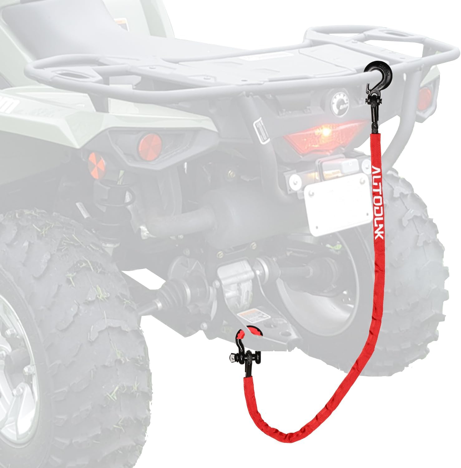 4FT UTV Recovery Strap - 19,400LBS Heavy Duty Tow Rope