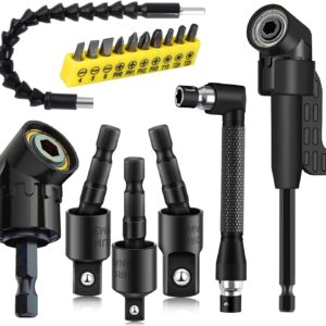 CIGOTU 17Pcs Flexible Drill Bit Extension Set