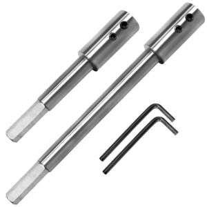 ASNOMY Forstner Bit Extensions, 3/8" Shank, 4.5" & 7"