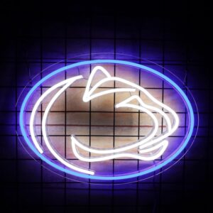 Penn State Neon Sign LED - Team Decor USB Powered