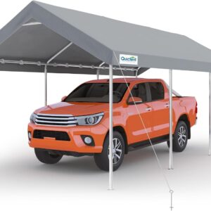Quictent 10x20 Heavy Duty Carport - Galvanized Steel Frame