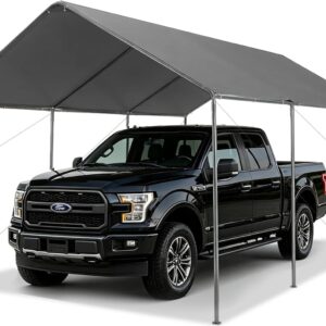 12x20 Heavy Duty Portable Carport - Grey