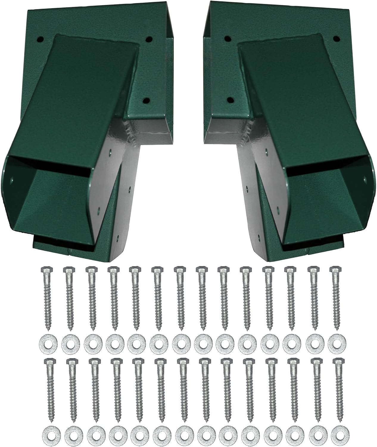 Heavy-Duty A-Frame Swing Set Brackets - 2 Pack