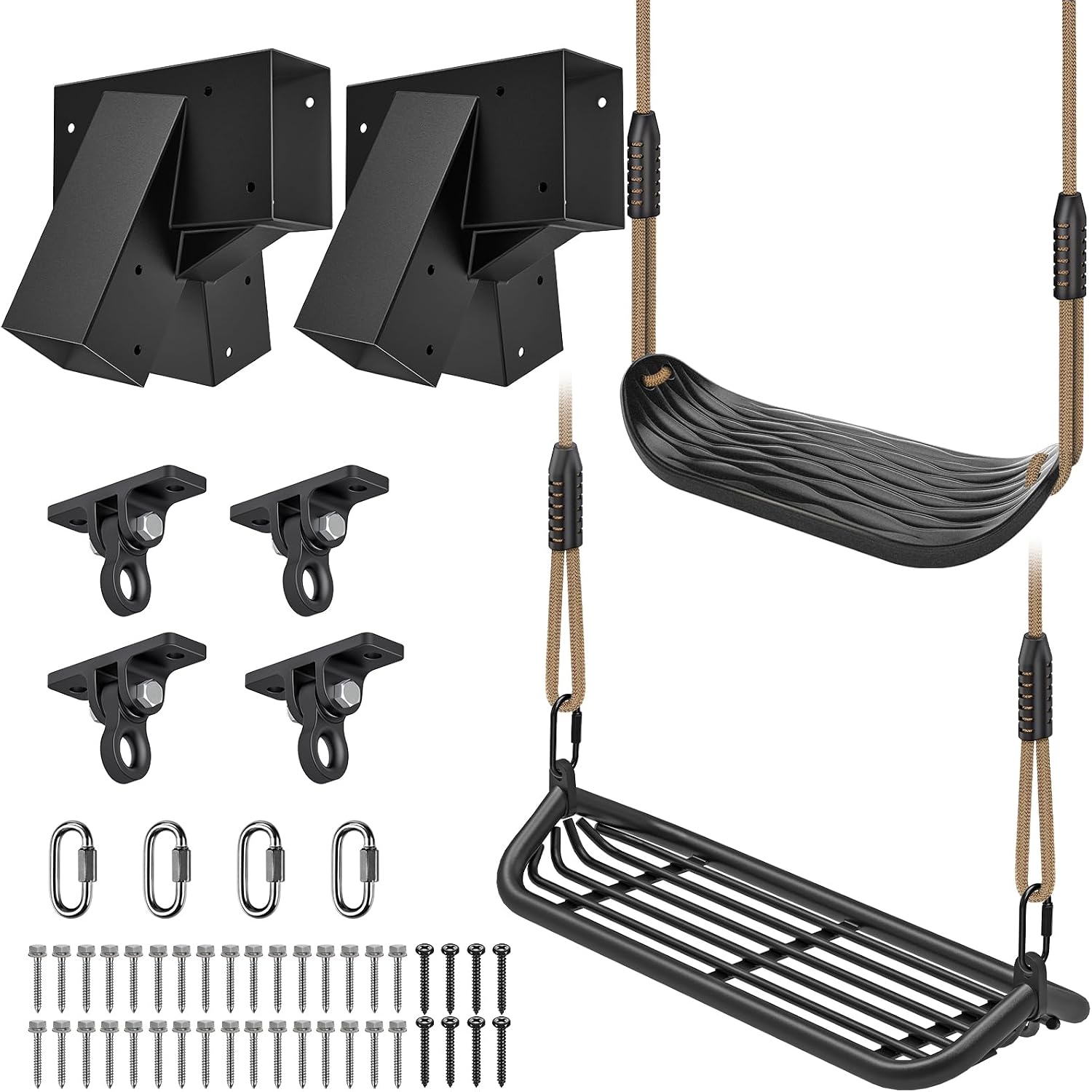 Dolibest Heavy-Duty Swing Set Kit - Backyard Play Kit