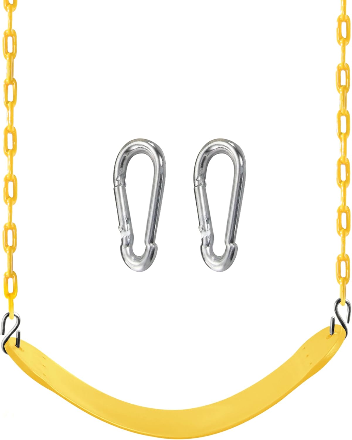 TURFEE Kids Swing Seat Replacement Kit - Yellow