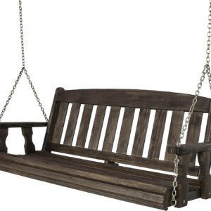 Amish Casual 800 lb Porch Swing (5' Dark Walnut)