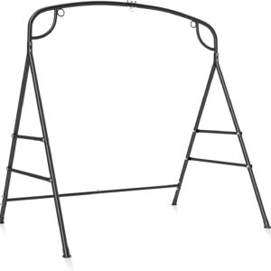 Tangkula Heavy Duty Metal Swing Stand - Outdoor Porch Frame