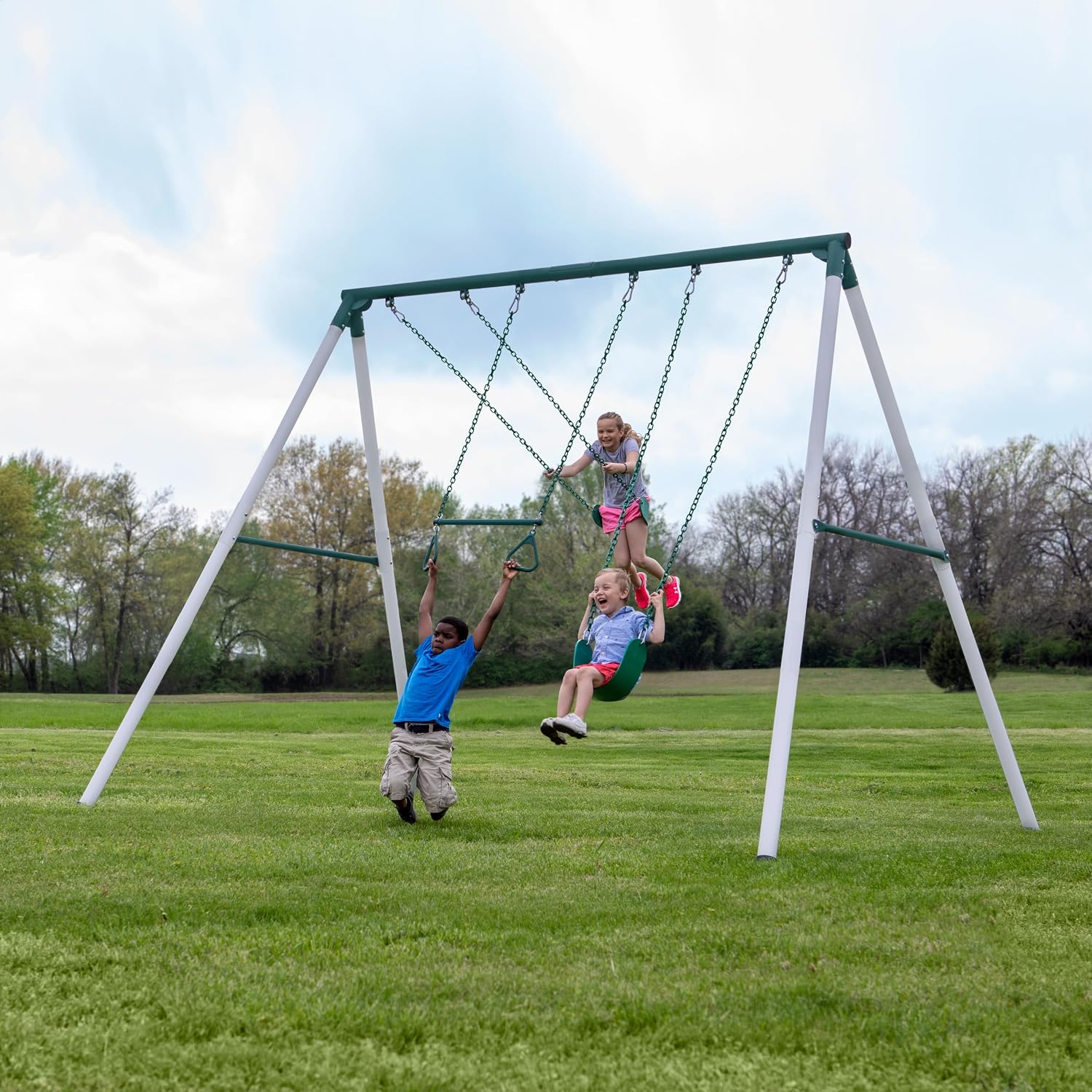 Backyard Discovery Big Brutus Steel Swing Set