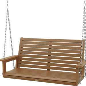 YEFU Outdoor Porch Swing - 2-Seat Patio Bench, 660lbs Capacity