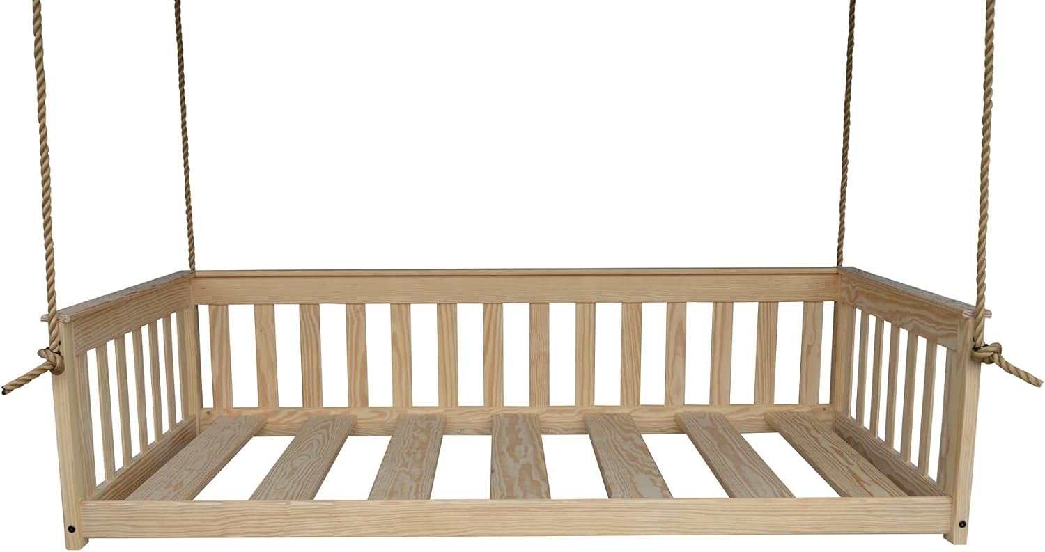 A&L Furniture VersaLoft Amish Pine Twin Swing Bed