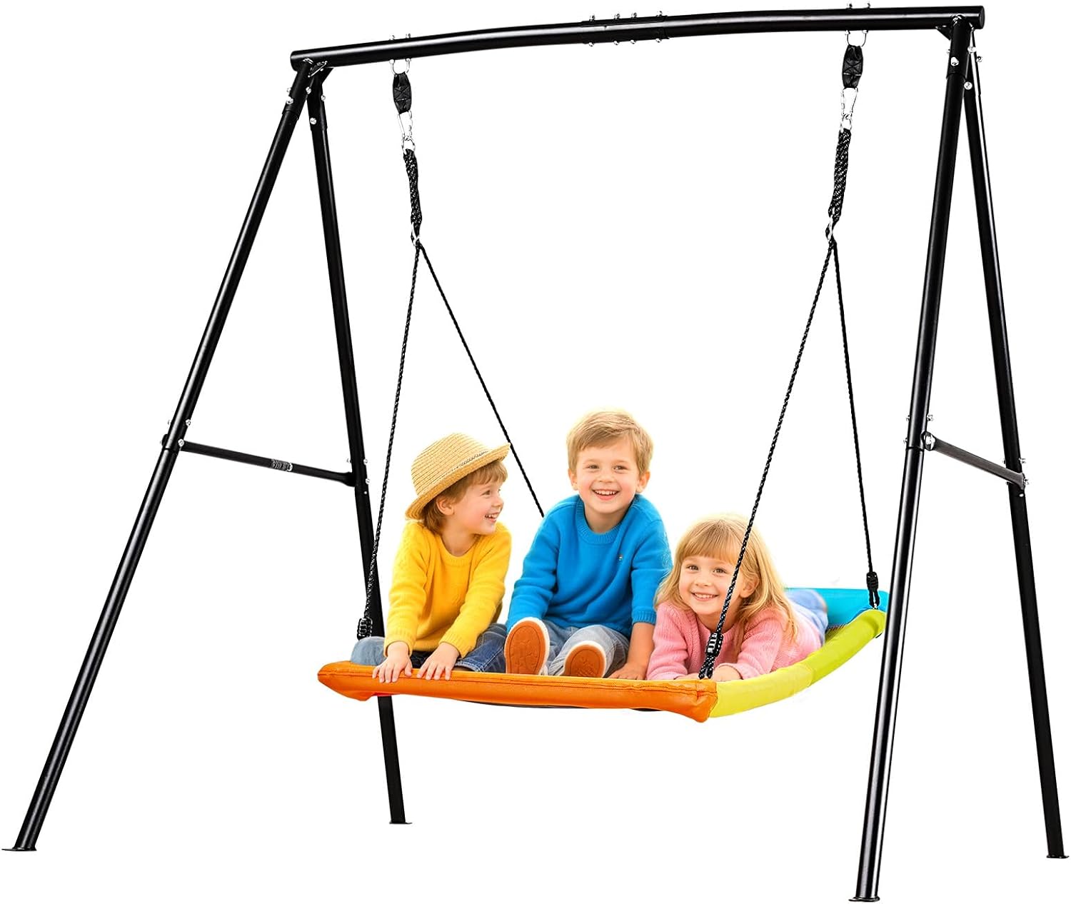 VEVOR Backyard Swing Set - Heavy Duty A-Frame, 440 lbs Capacity