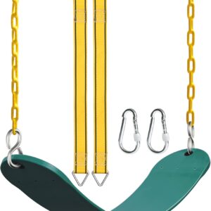 PACEARTH 660lb Swing Seat with Chains, Green