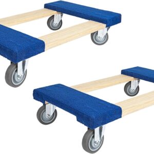 Heavy Duty Furniture Dolly - 1,000 lb Capacity (2-Pack)