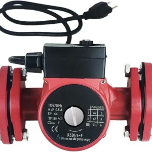 Carivia 115V Hot Water Circ Pump, 3-Speed, 1" NPT