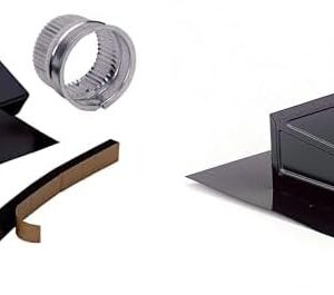 Broan-NuTone RVK1A Roof Vent Kit, Black