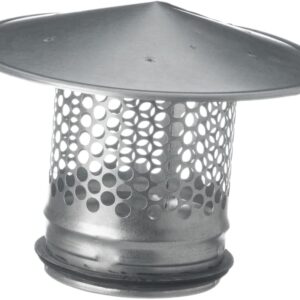 4" Galvanized Steel Roof Vent Cap – All-Weather Protection