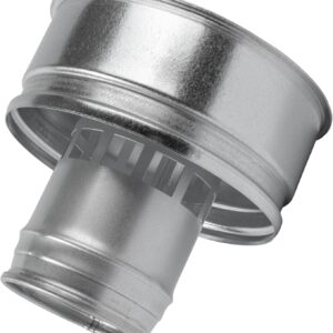 4" Galvanized Steel Roofing Rain Cap - HVAC Exhaust Vent Cover