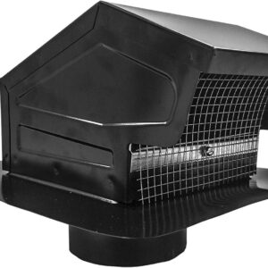 Galvanized Steel Roof Vent Cap 4in w/ Damper
