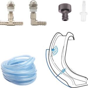 XTMAELON Pool Slide Spray Kit - Stainless Steel Nozzles