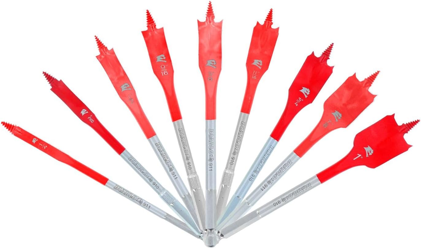 Diablo 9-Pc SPEEDemon Spade Bit Set