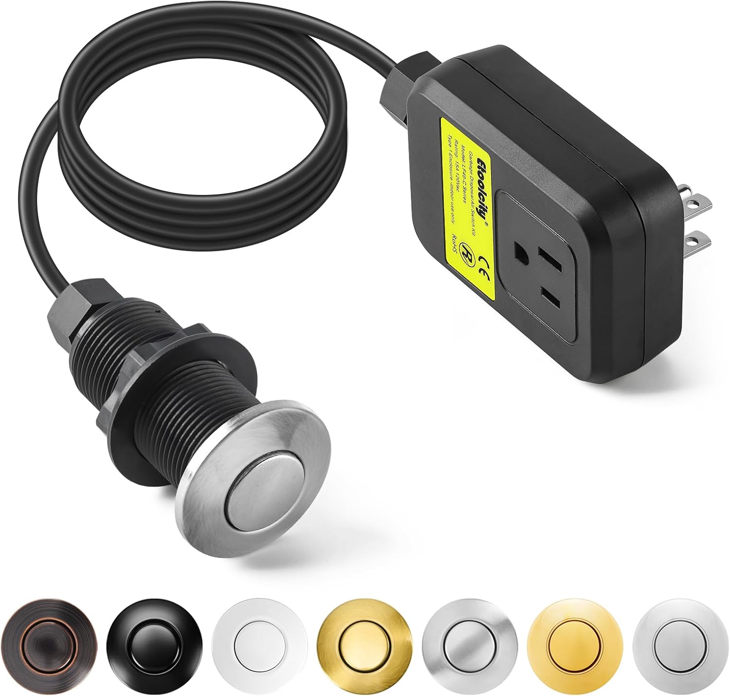 Etoolcity Air Switch Kit for Garbage Disposal