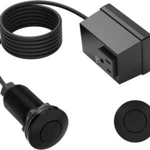 APIELE Air Switch Kit for Garbage Disposal, Matte Black
