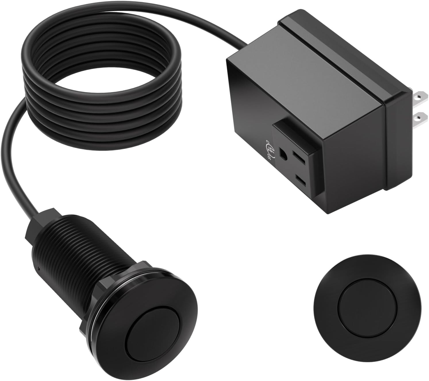 APIELE Air Switch Kit for Garbage Disposal, Matte Black