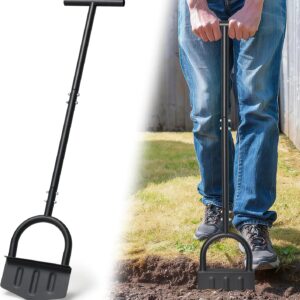 NEZHEIZERY Manual Lawn Edger, 39" V-Shaped Blade
