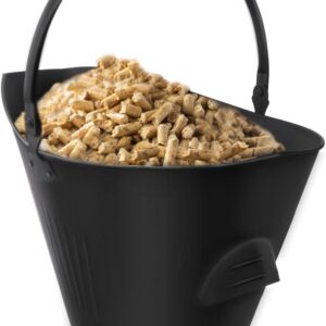 GameXcel 3.2 Gal Pellet Ash Bucket – Heat-Resistant Steel Bin