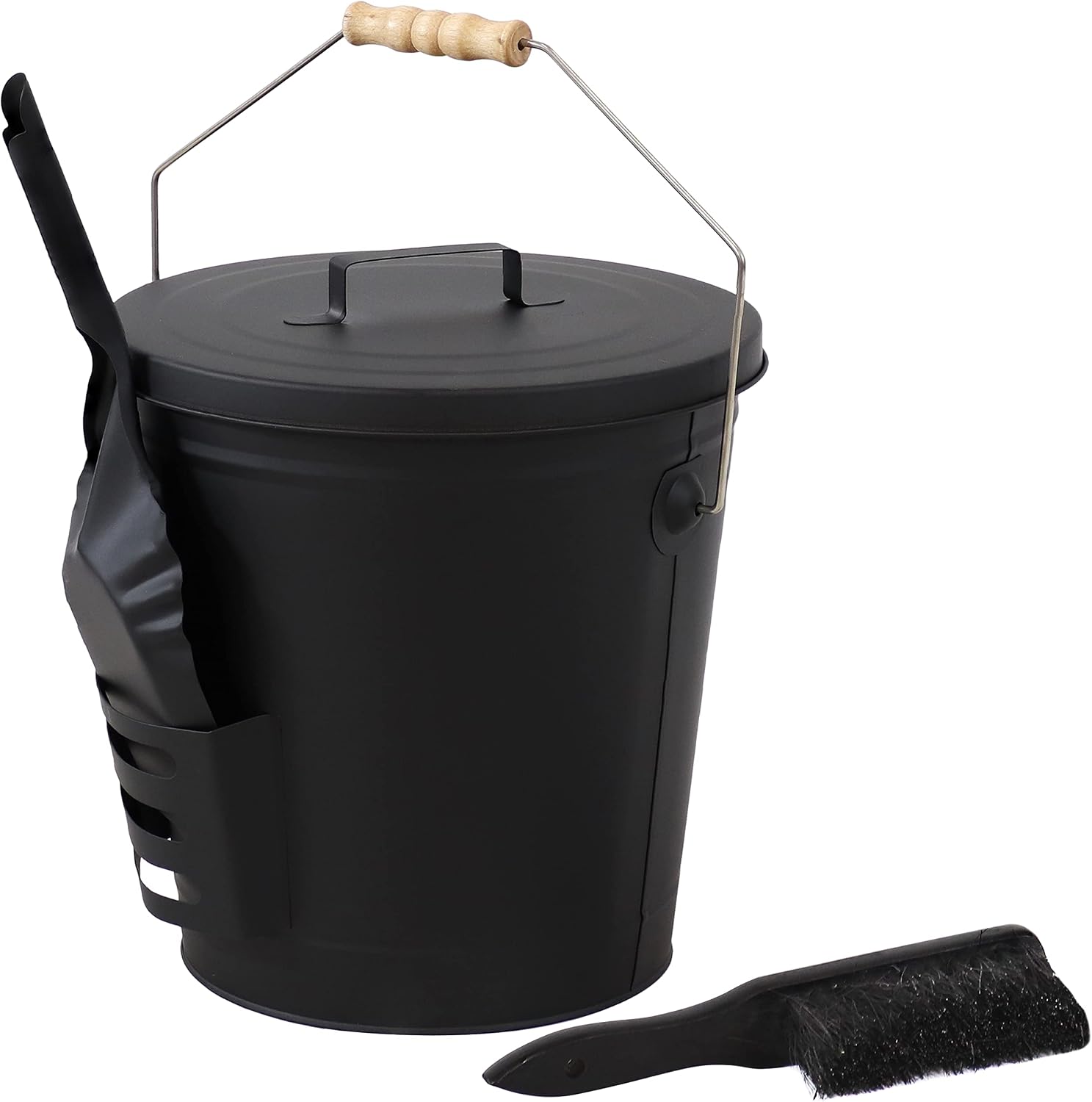 Sunnydaze 5-Gal Ash Bucket w/ Lid & Tools
