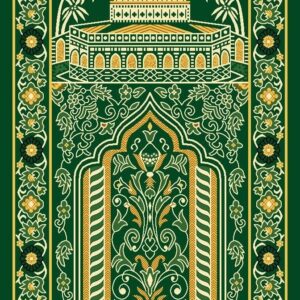Thick Islamic Prayer Rug - Non-Slip Nylon Prayer Mat
