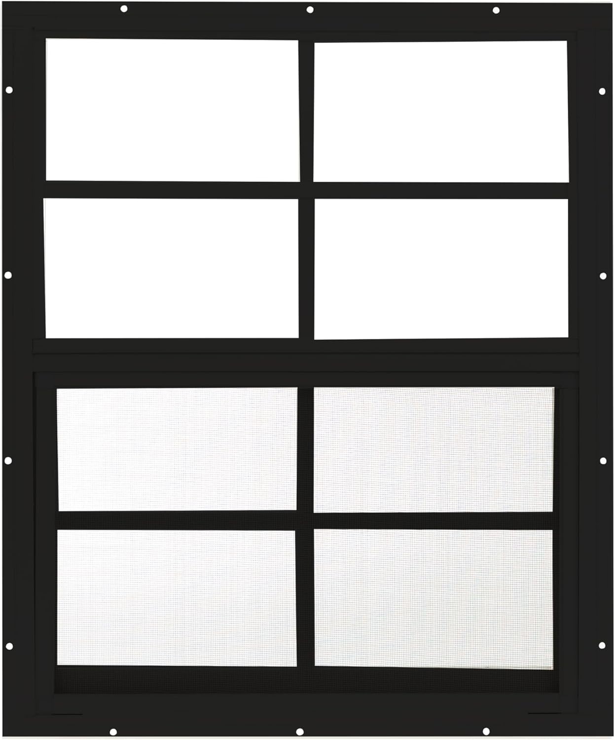 Black 18x23 Shed Window, Sliding, 1-Pack
