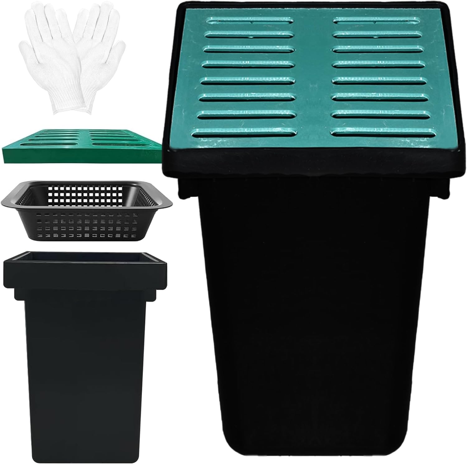 18x18x24in Large Catch Basin Drainage System