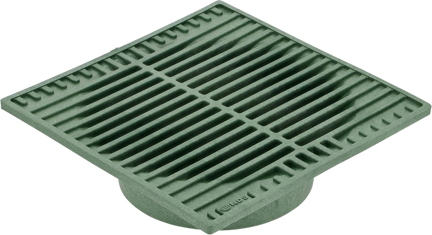 NDS 9" Square Drain Grate for 6" Pipes – Green