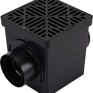 NDS 900BKITRTL1PK Square Catch Basin Drain Kit